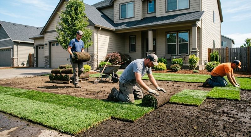 Bentgrass Sod Installation in Ventura County, CA