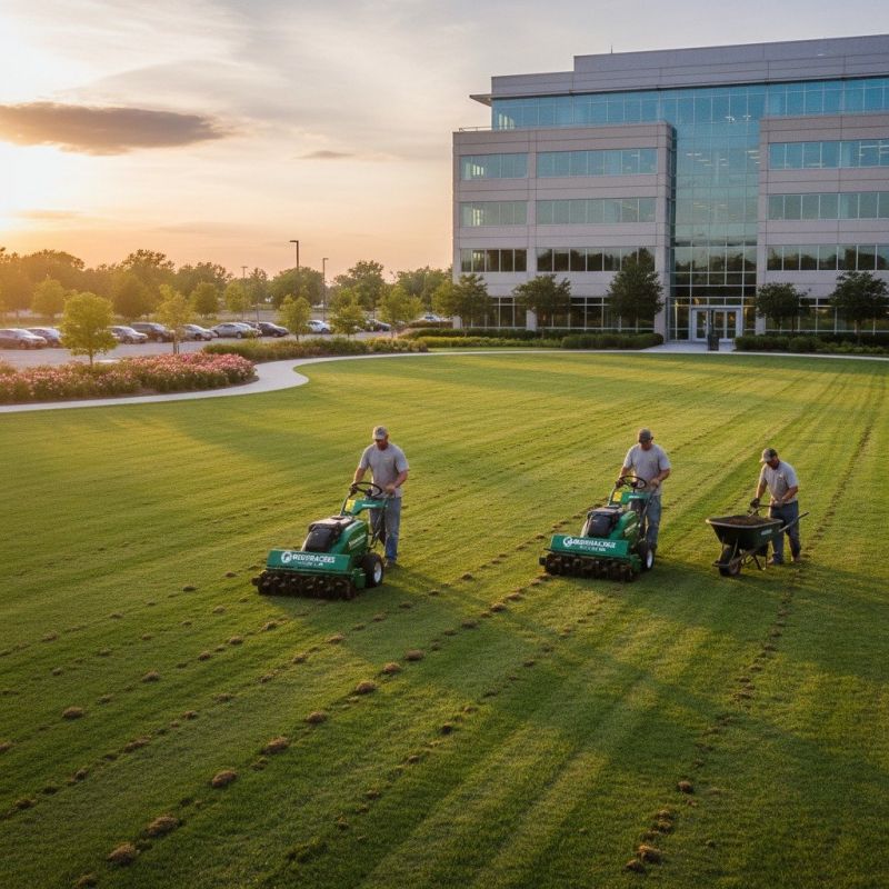 Spring Lawn Aeration